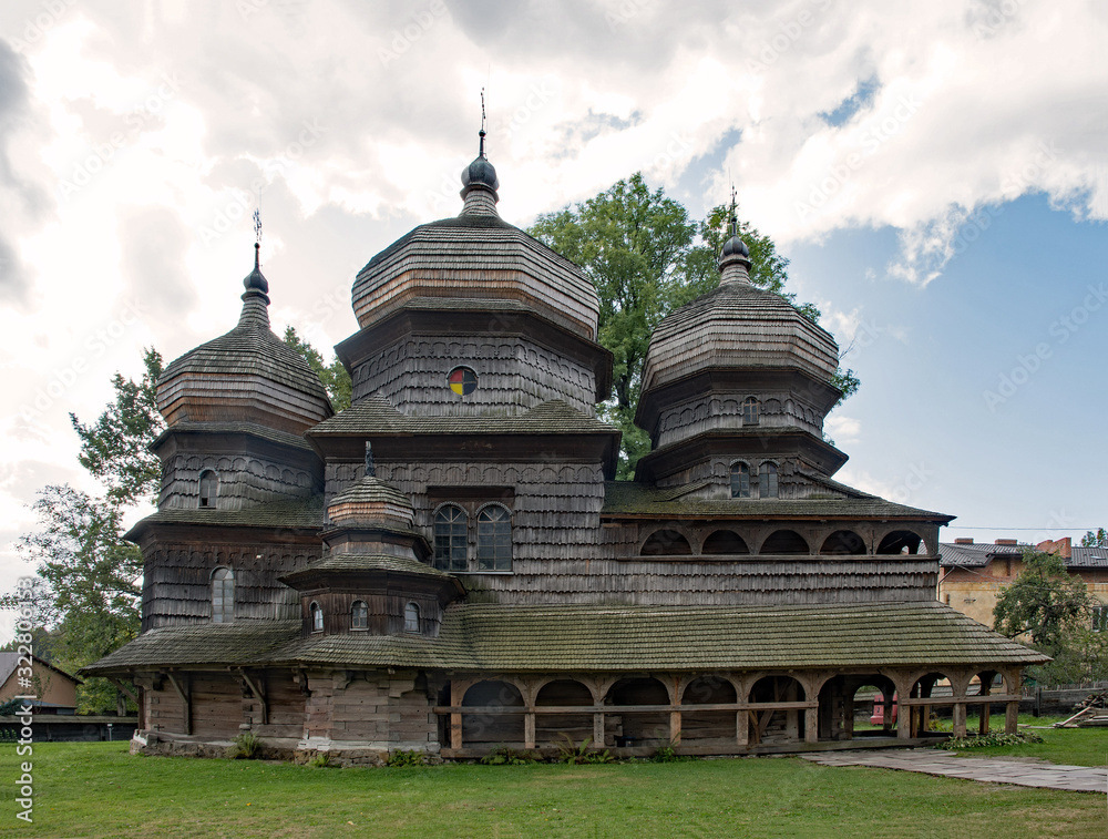 St. George's Church at Drohobych, Ukraine is part of the Unesco world heritage site Wooden Tserkvas of the Carpathian Region St. George's Church at Drohobych, Ukraine is part of the Unesco world heritage site Wooden Tserkvas of the Carpathian Region