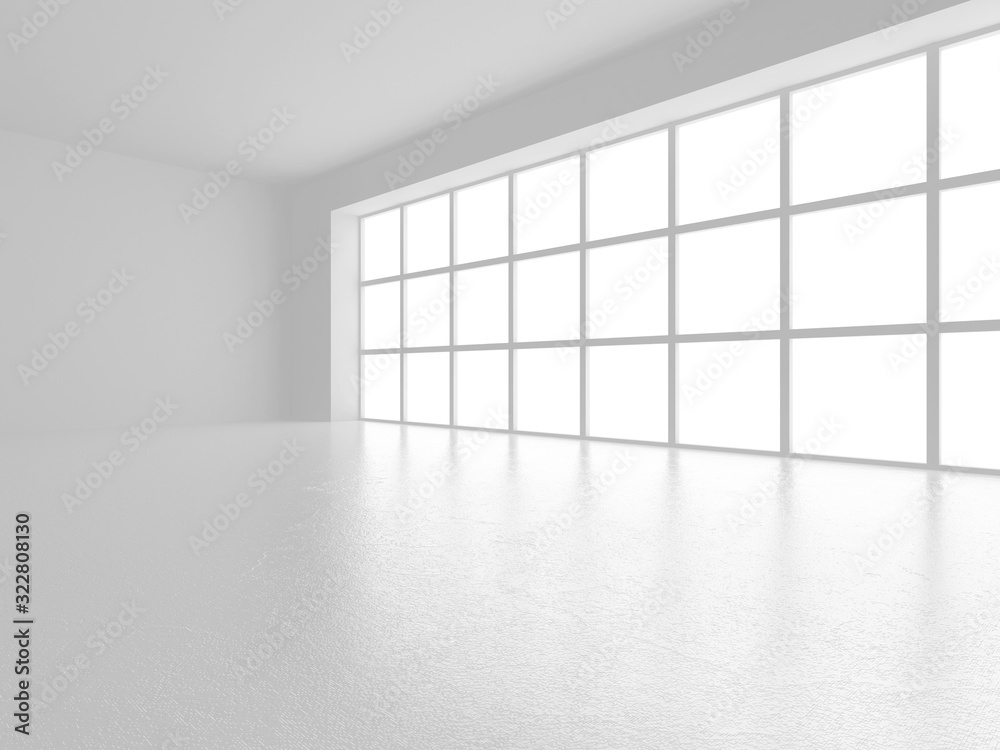 Futuristic White Architecture Design Background Futuristic White Architecture Design Background