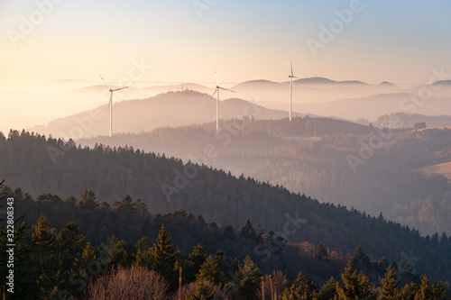 Glaserkopf im Abenddunst photo