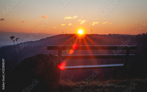 Abendsonne am Rheintalblick 1