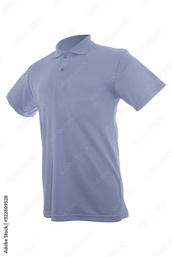 Mockup of a template of a man's t-shirt on a white background Mockup of a template of a man's t-shirt on a white background
