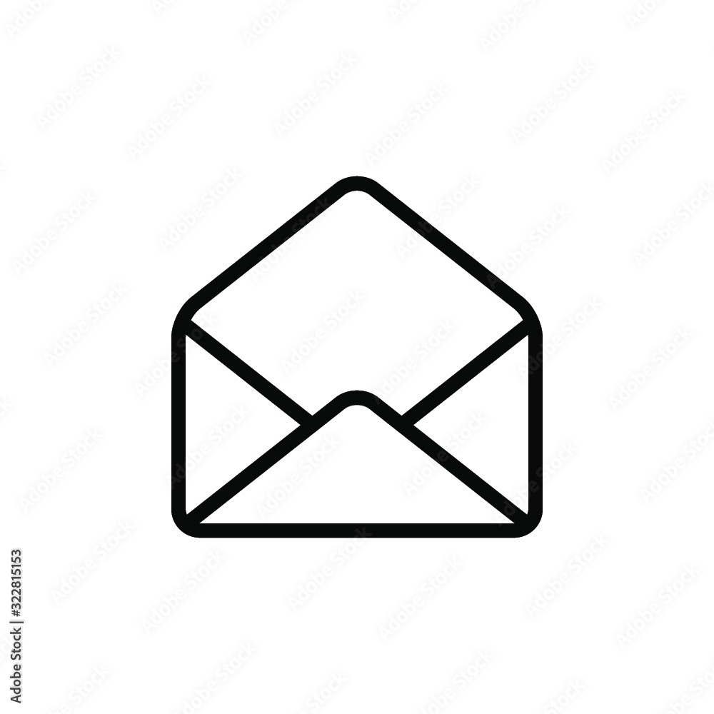 envelope icon vector design template