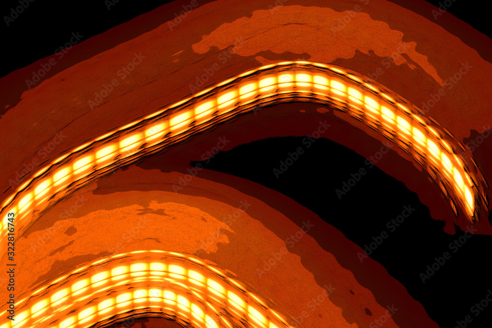  Foto zu "Straßenlaterne" Malen mit der Kamera. Bei Nacht und mit langer 