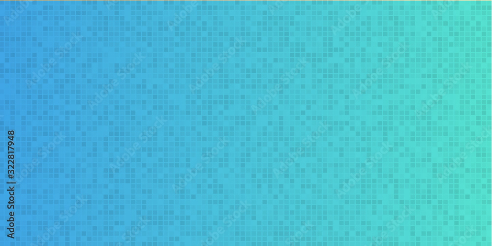 Fototapeta premium Abstract square pattern background in light blue background