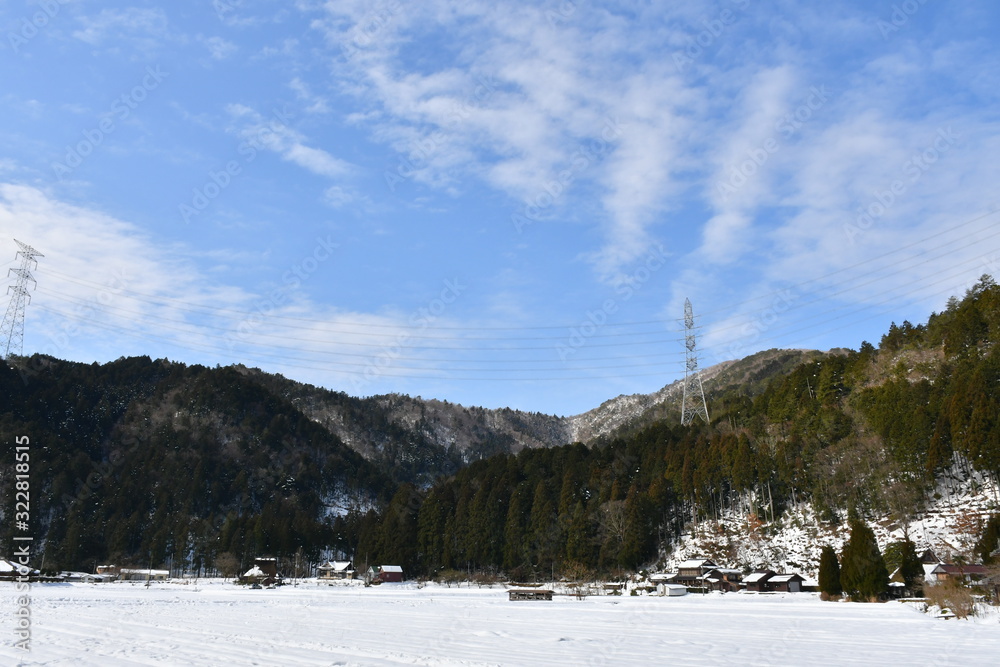 Obraz premium 冬の空