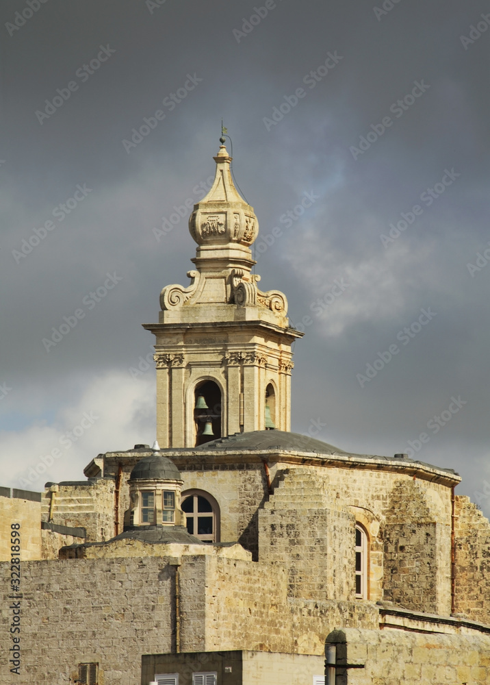 Carmelite church in Mdina Malta Carmelite church in Mdina Malta