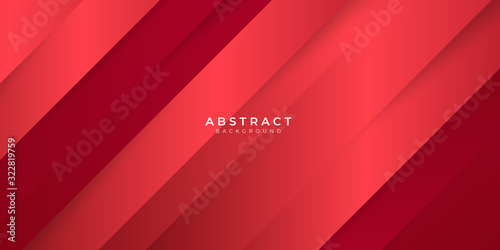 Red bright line cut shadow abstract background vector illustration for presentation design. Abstract modern background gradient color. Red maroon and white gradient with stylish line and square