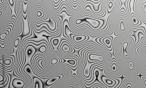Black and white Damascus st...