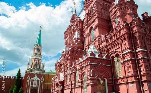 Canvas Print tower of moscow kremlin
