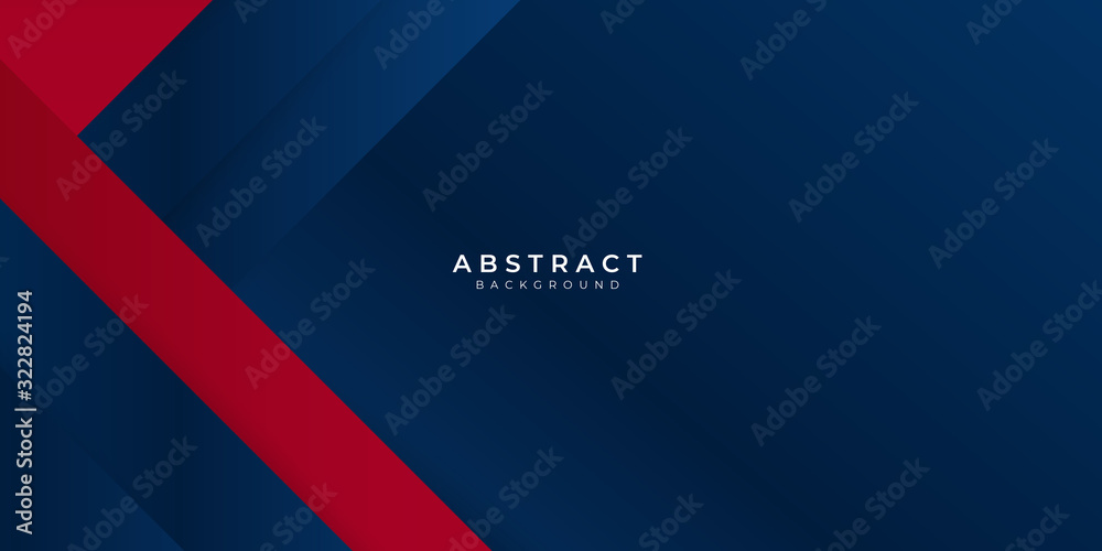 Dark blue red gradient box rectangle abstract background vector presentation design