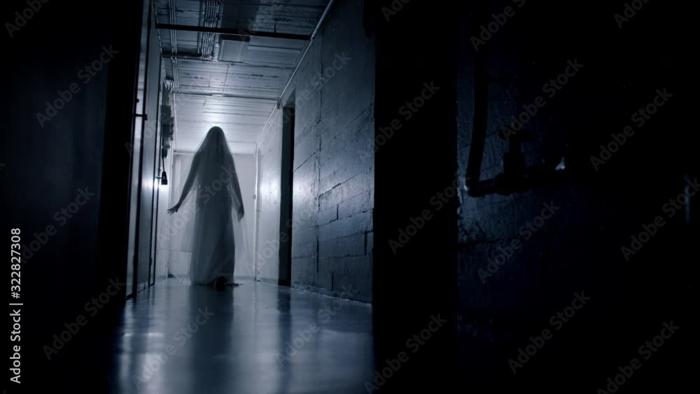 Haunted Basement Filled with Multiple Ghosts