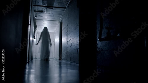 Haunted Basement Filled with Multiple Ghosts