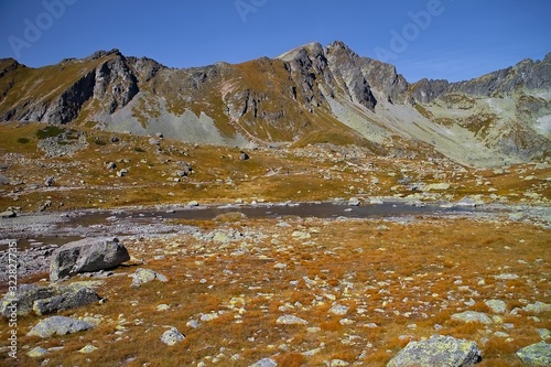 One of Hincove lakes in the High Tatras. photo