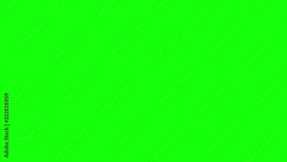 Metal Cube Assemble Green Screen Transitions