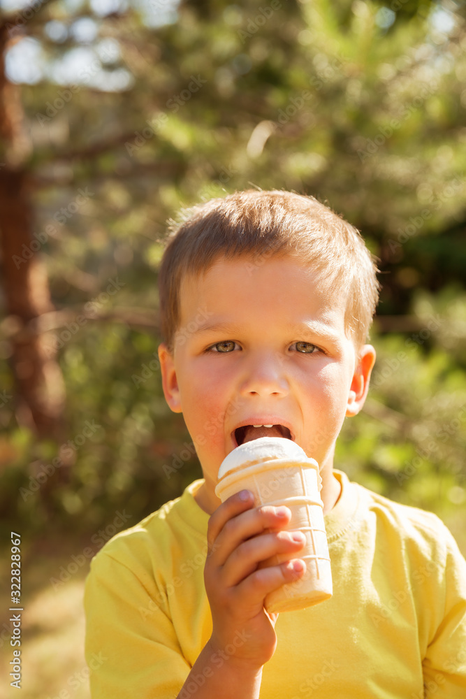 Child with ice cream Child with ice cream