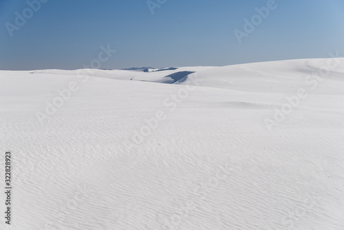 Landscape view of White Sands National Park in Alamogordo, New Mexico.  © Rosemary