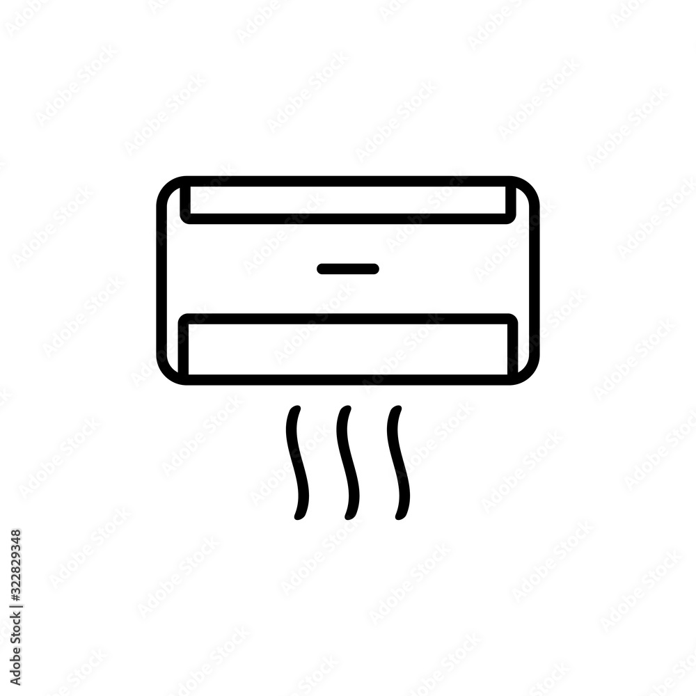 air conditioner icon vector logo template EPS 10 air conditioner icon vector logo template EPS 10