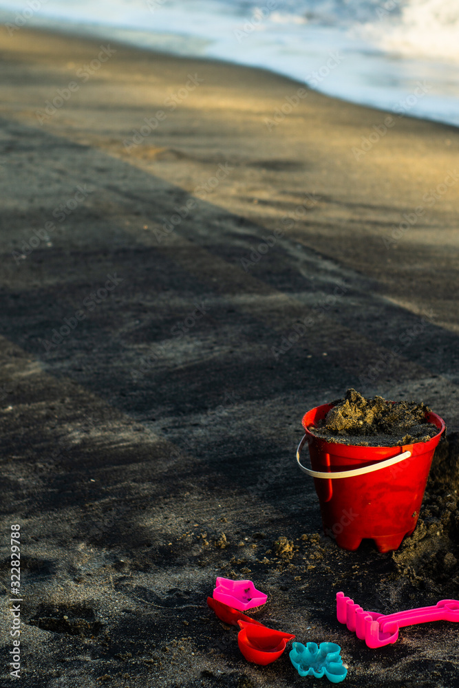bucket in the sand bucket in the sand