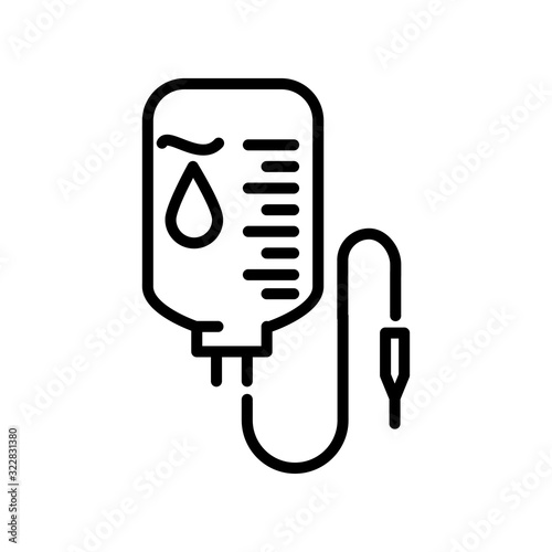 blood bag icon design vector logo template EPS 10