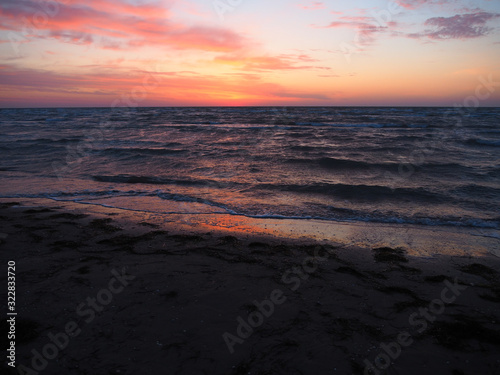 The sunrise at sea is just minutes away © Taras