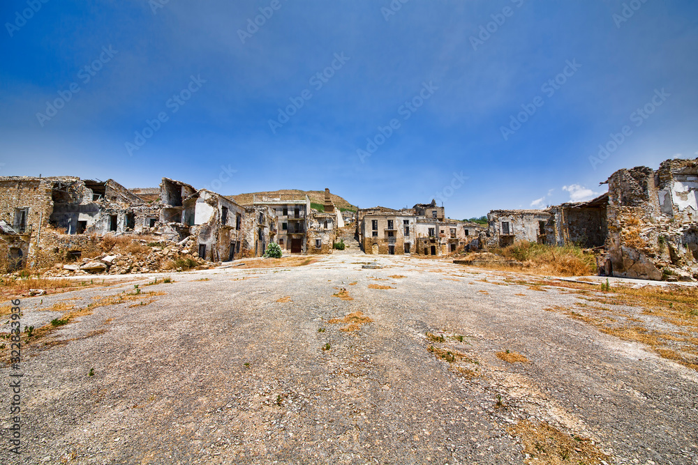Ruins of Poggioreale, Sicily Ruins of Poggioreale, Sicily