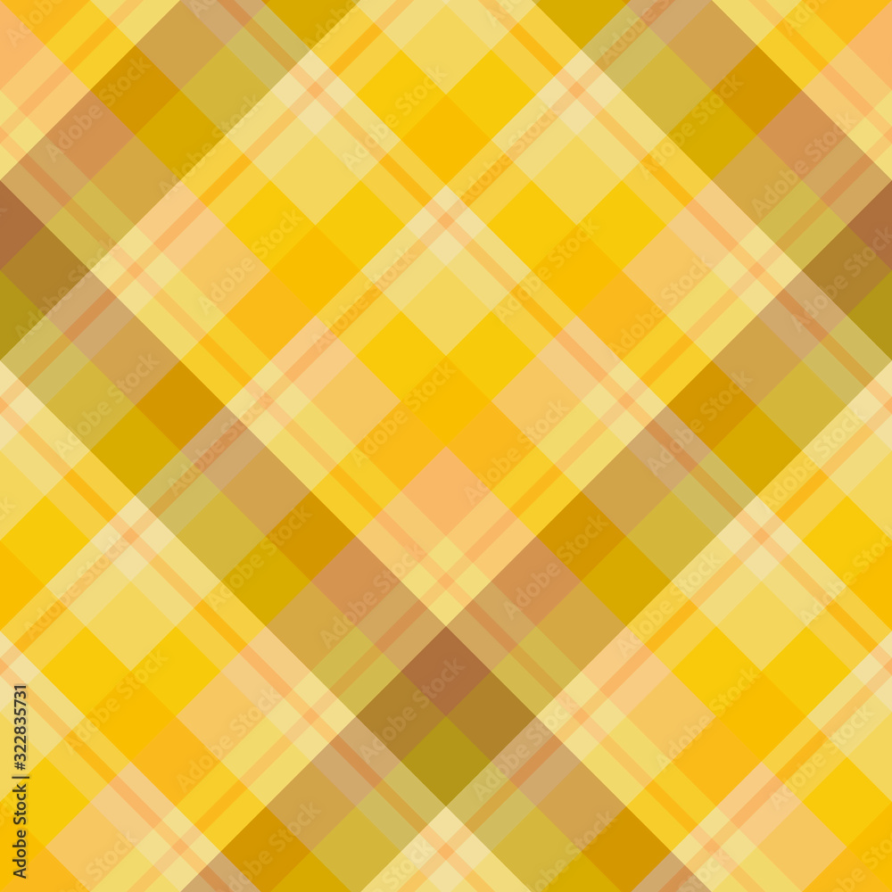 Seamless pattern in amazing bright yellow and brown colors for plaid, fabric, textile, clothes, tablecloth and other things. Vector image. 2 Seamless pattern in amazing bright yellow and brown colors for plaid, fabric, textile, clothes, tablecloth and other things. Vector image. 2