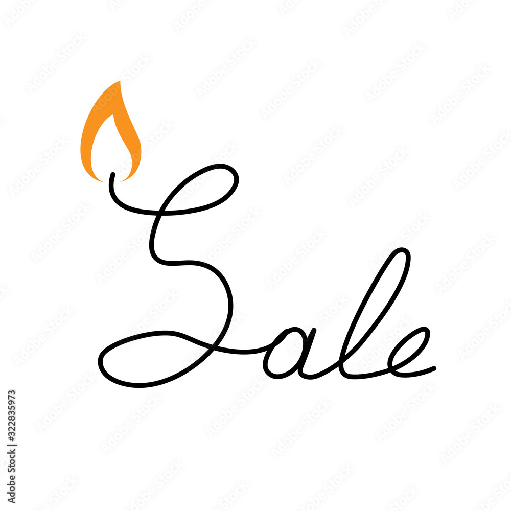 Fire sale. Hot discounts. Vector illustration. Fire sale. Hot discounts. Vector illustration.