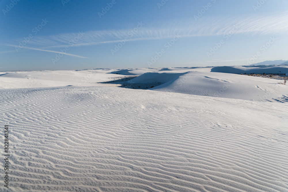White Sands National Park in Alamogordo, New Mexico. 