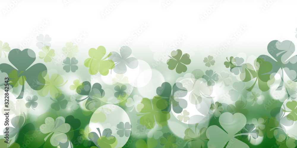 Background from the leaves of the clover to St. Patrick's Day Background from the leaves of the clover to St. Patrick's Day