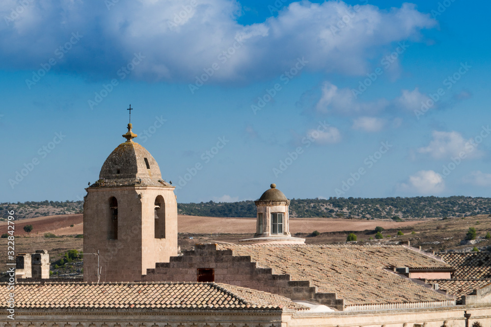 Fototapeta premium Sant' Agostino church. Unesco town Matera