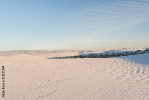 White Sands National Park in Alamogordo  New Mexico. 