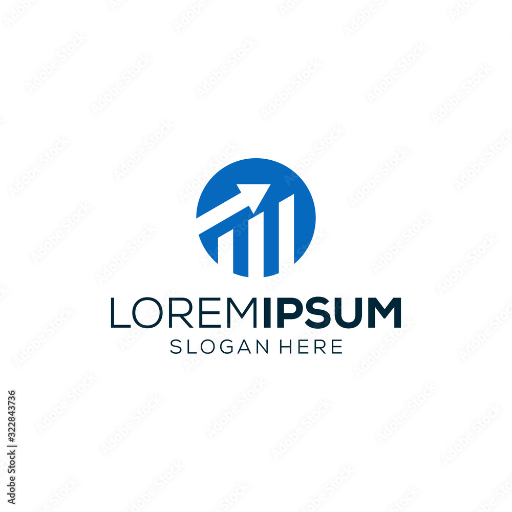 financial logo design vector for business companies financial logo design vector for business companies