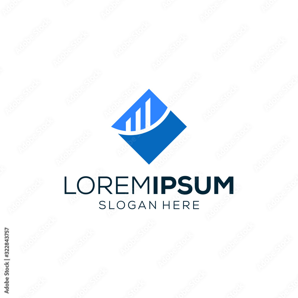 financial logo design vector for business companies financial logo design vector for business companies