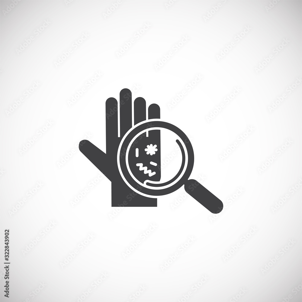 Infection prevention related icon on background for graphic and web design. Creative illustration concept symbol for web or mobile app. Infection prevention related icon on background for graphic and web design. Creative illustration concept symbol for web or mobile app.