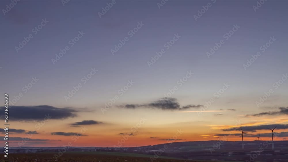 Cold Winter evening in Germany country side in a time lapse video. Cold Winter evening in Germany country side in a time lapse video.