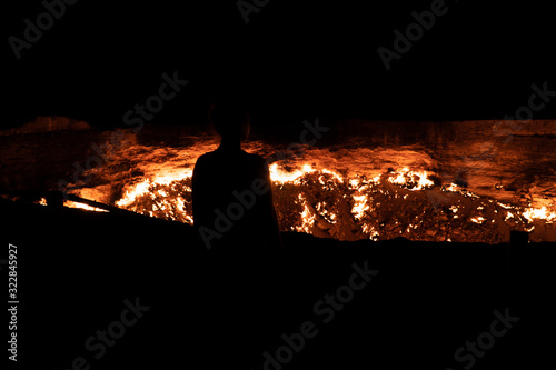 Gateway to hell in Darvaza desert
