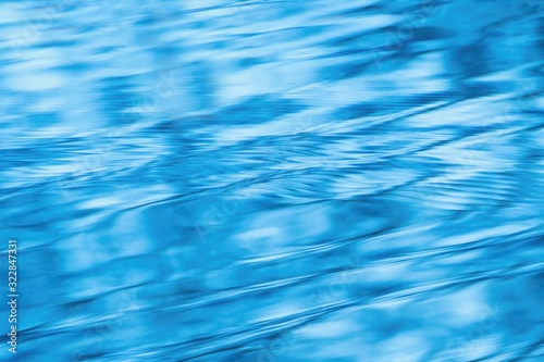 Soft abstract blue background, water surface