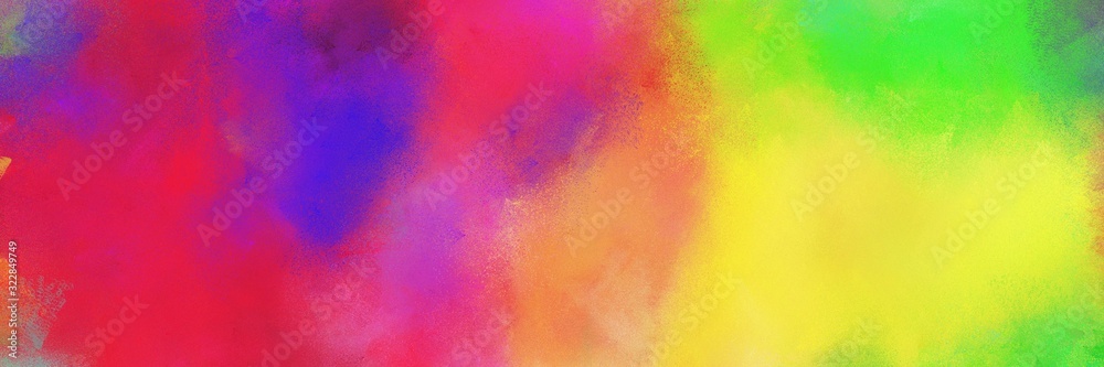 moderate pink, green yellow and medium sea green colored vintage abstract painted background with space for text or image. can be used as horizontal background texture moderate pink, green yellow and medium sea green colored vintage abstract painted background with space for text or image. can be used as horizontal background texture