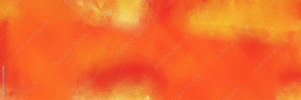 old color brushed vintage texture with tomato and vivid orange colors. distressed old textured background with space for text or image. can be used as horizontal header or banner orientation