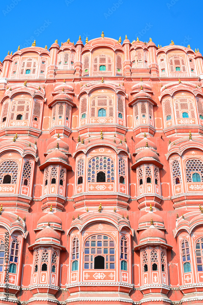 Hawa Mahal or Palace of the Winds in Jaipur, Rajasthan state, India