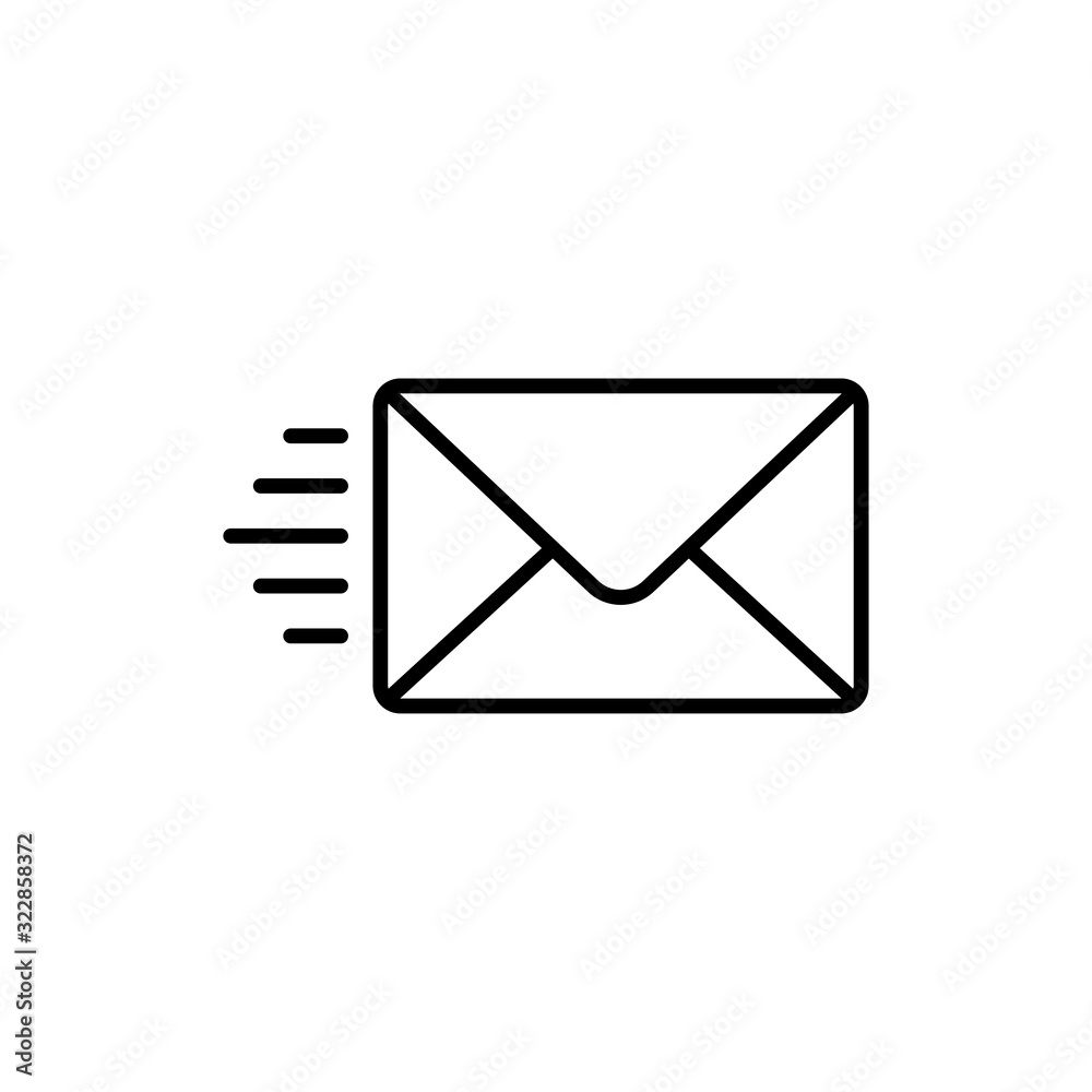 Sending Email Vector Icon style illustration Line Data Science EPS 10 Sending Email Vector Icon style illustration Line Data Science EPS 10