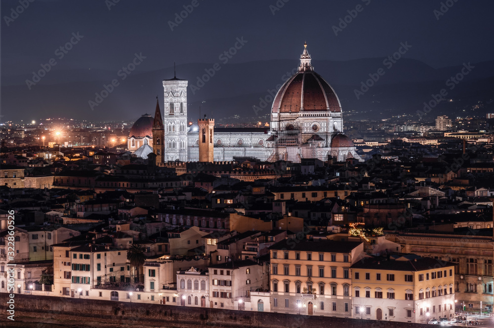 Florence in the night