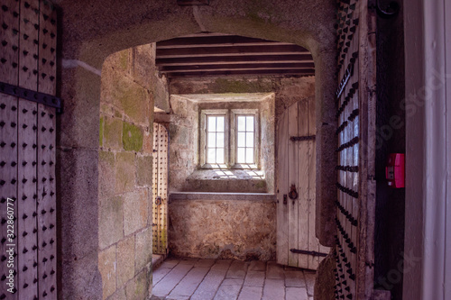 Windows in Pendennis castle fortification, Falmouth