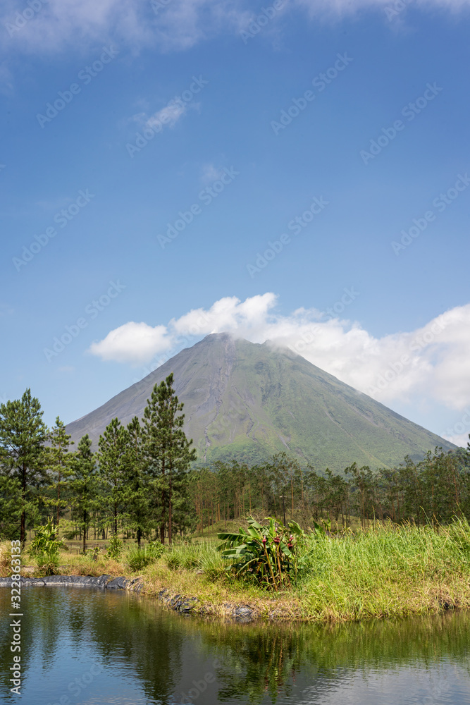 Arenal Volcano (Spanish: Volcán Arenal) is an active andesitic stratovolcano in north-western Costa Rica Arenal Volcano (Spanish: Volcán Arenal) is an active andesitic stratovolcano in north-western Costa Rica