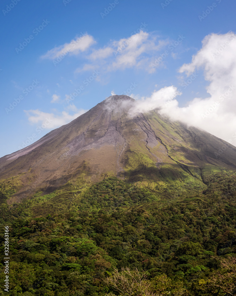 Arenal Volcano (Spanish: Volcán Arenal) is an active andesitic stratovolcano in north-western Costa Rica