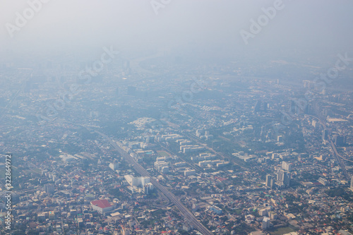Air pollution in Bangkok Thailand