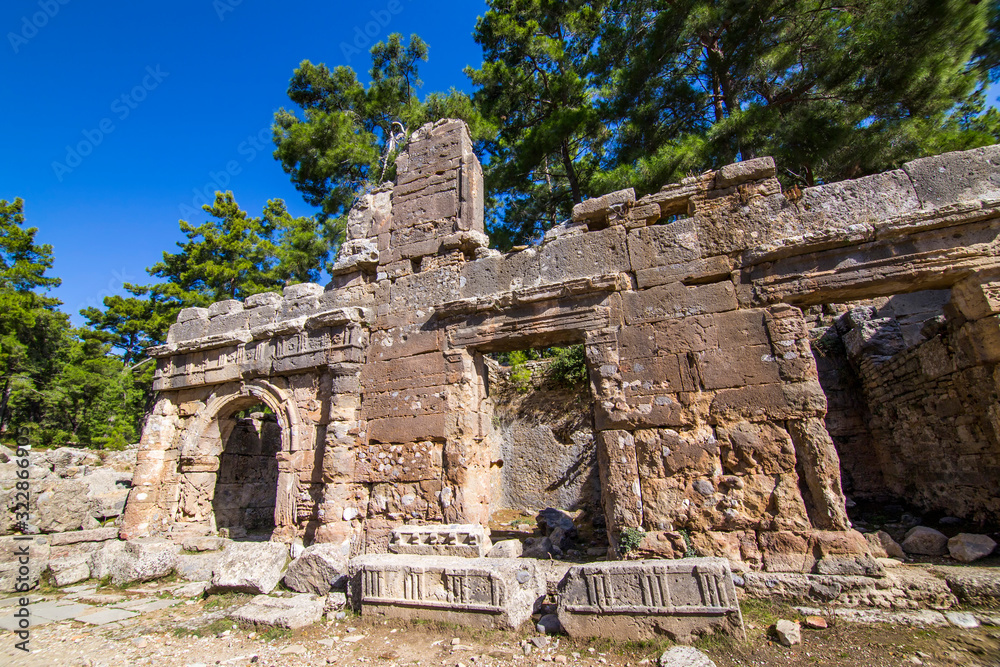Ancient city Seleukeia in Manavgat, in Turkey