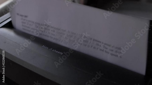 Paper going through shredder, destroying evidence