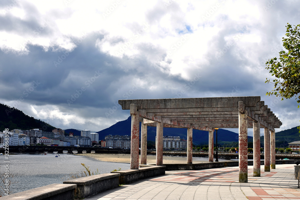city of Viveiro, Lugo, Galicia. Spain. Europe. September 30, 2019 city of Viveiro, Lugo, Galicia. Spain. Europe. September 30, 2019
