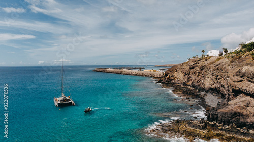 sail catamaran boat black speed boat